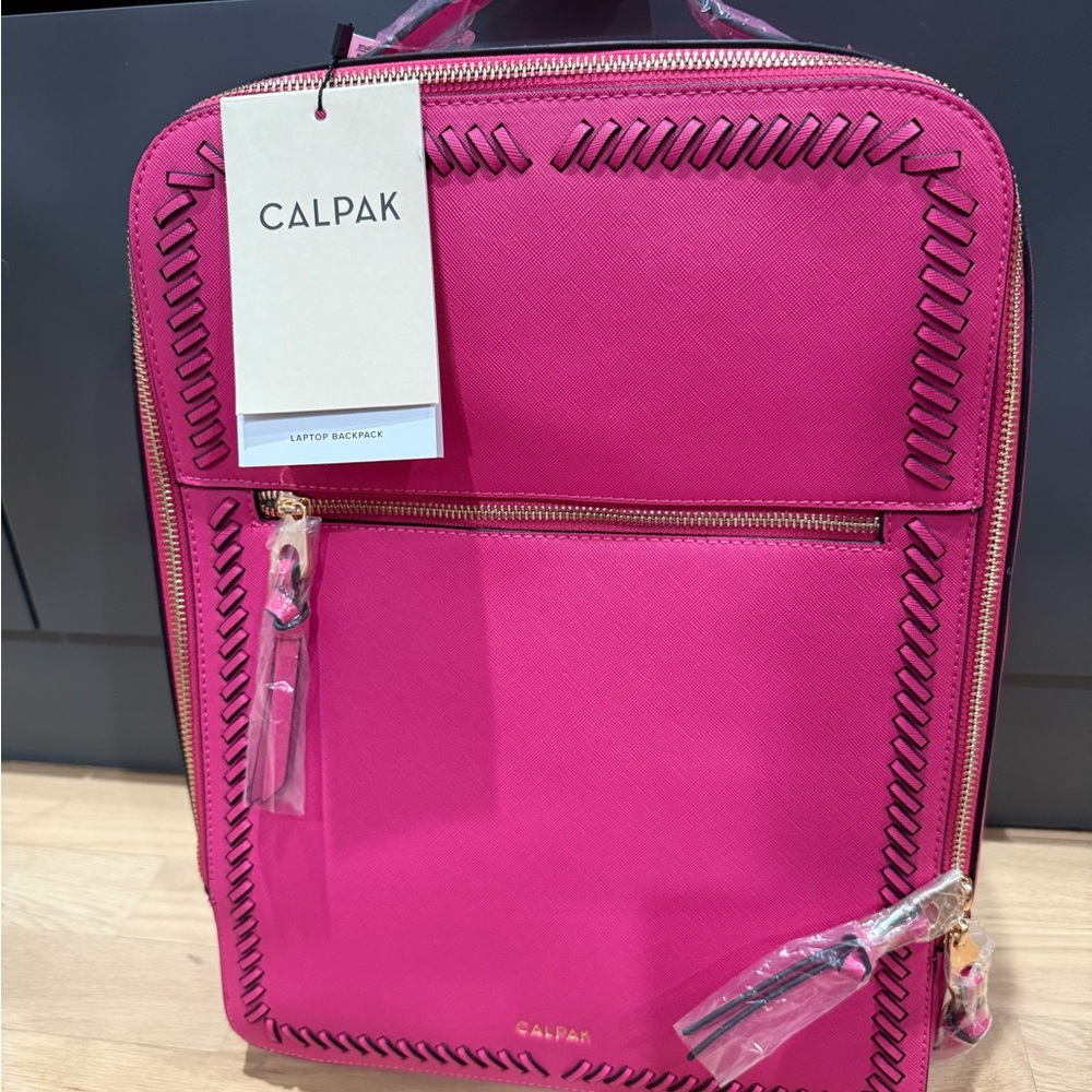 Calpak Fuchsia Laptop Backpack